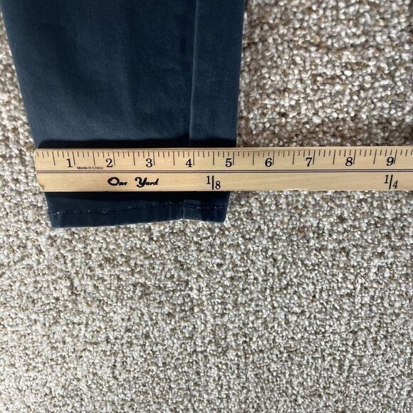 Abercrombie & Fitch Pants Womens 0 Blue Straight Leg Chino Clasiccore Preppy - Picture 6 of 11